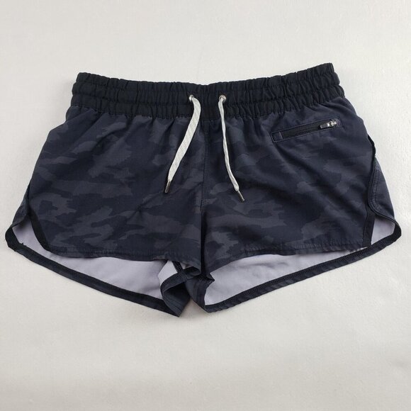 Vuori Clementine 2.0 Performance Short Women Small Black Running Active Lined 2" - Picture 2 of 10